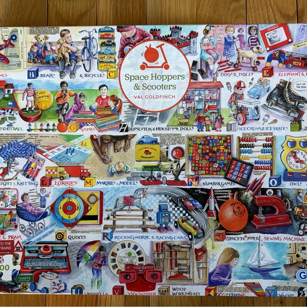 Gibson 1000 pc Space Hoppers & Scooters Puzzle!🧩
